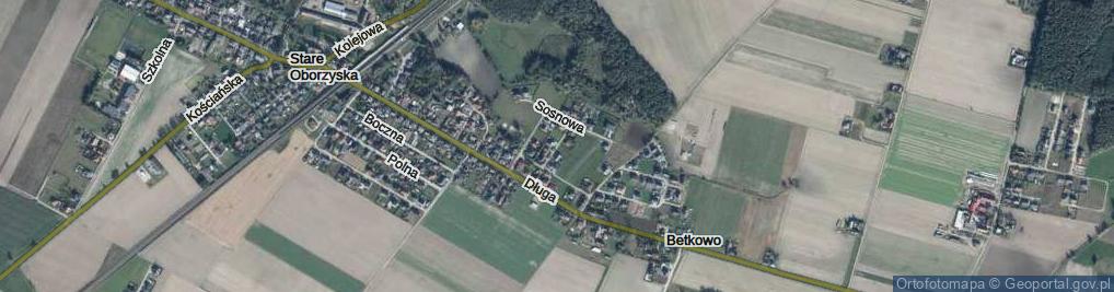 Zdjęcie satelitarne Cisowa ul.